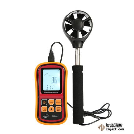 數字風速計量程:0m/s~45m/s;精度:±3%