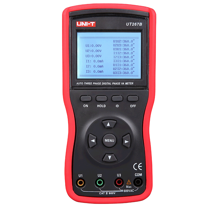 UT267B 智能型三鉗相位伏安表 UT267B 智能型三鉗相位伏安表